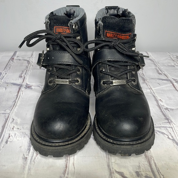 Harley Davidson Moto Leather Boots - Picture 2 of 10